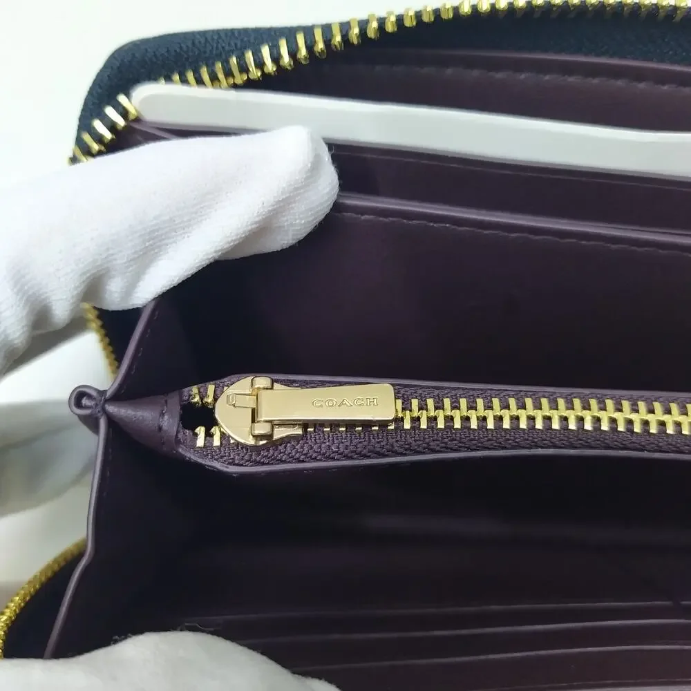 Coach navy monogram
